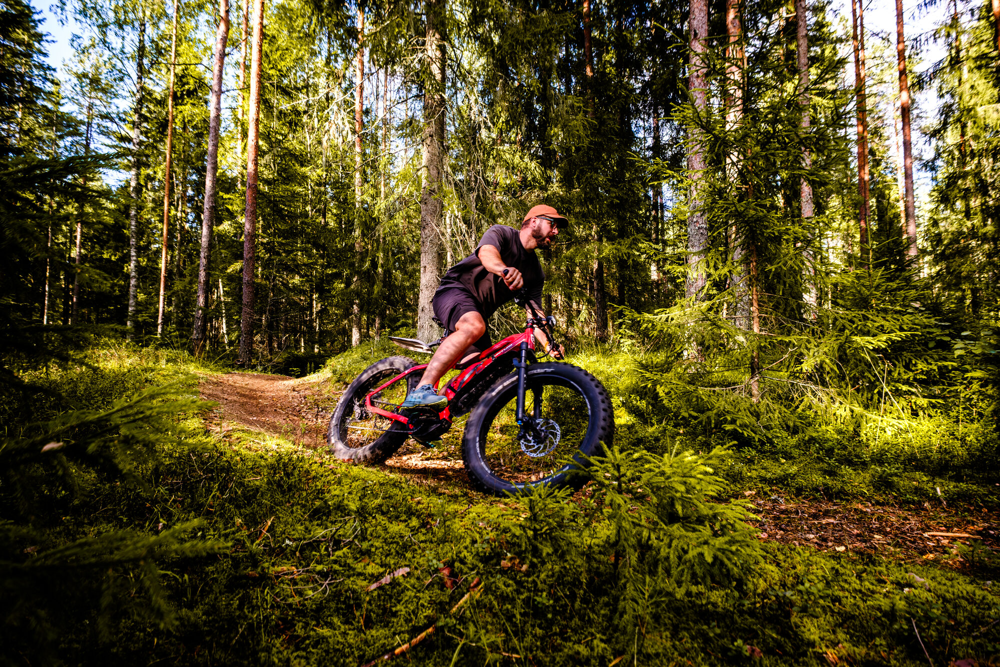 E-fatbike matk, kurvi läbimine, Base 17 Aegviidu